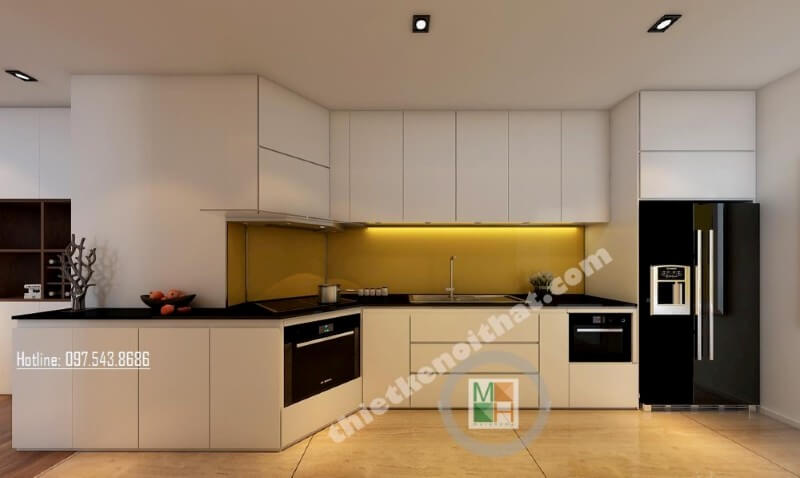 Mẫu kính ốp bếp cường lực bền đep, giá rẻ