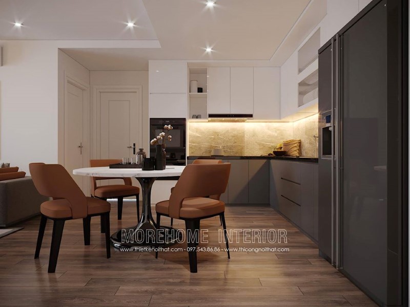 tủ bếp gỗ công nghiệp An Cường