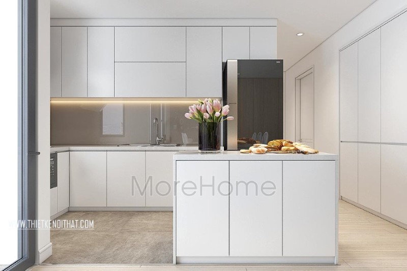 tủ bếp gỗ công nghiệp An Cường