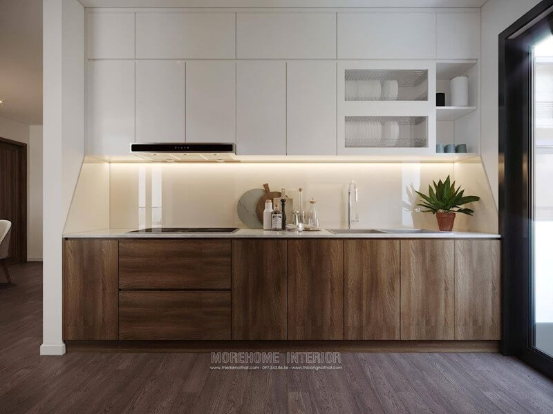 Thiết kế nội thất bếp chung cư đẹp