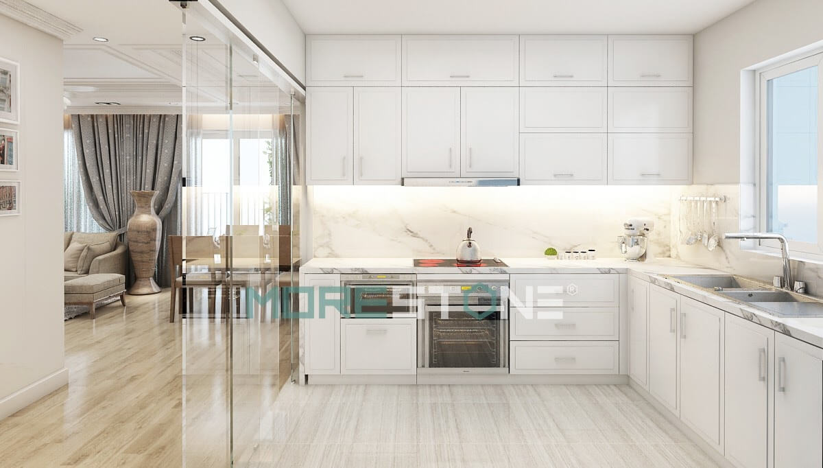 Thiết kế nội thất bếp chung cư đẹp