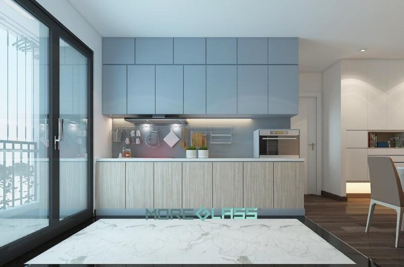 Thiết kế nội thất bếp chung cư đẹp