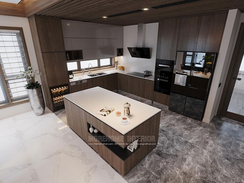thiết kế phòng bếp